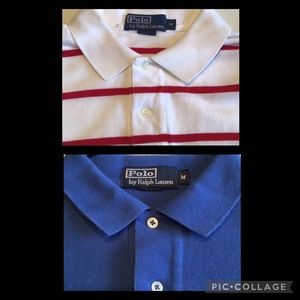 2 POLO RALPH LAUREN Polo Shirts Size M